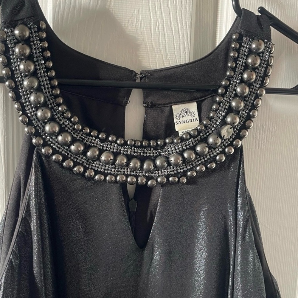 Vintage Signature by Sangria Elegant Black Dress - Picture 3 of 4